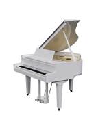 Roland GP-9-PW Polished White Luxury Grand with Piano Concert Technology