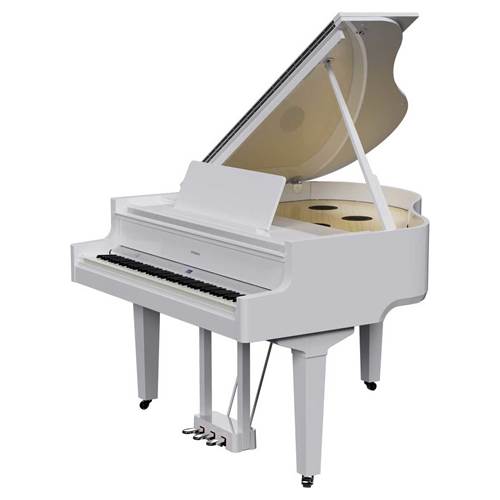 Roland GP-9-PW Polished White Luxury Grand with Piano Concert Technology Roland GP-9-PW Polished White Luxury Grand with Piano Concert Technology