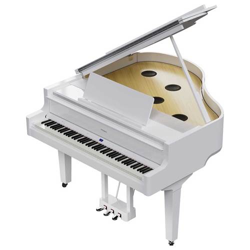 Roland GP-9-PW Polished White Luxury Grand with Piano Concert Technology Roland GP-9-PW Polished White Luxury Grand with Piano Concert Technology