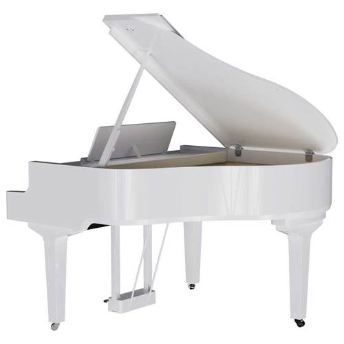 Roland GP-9-PW Polished White Luxury Grand with Piano Concert Technology Roland GP-9-PW Polished White Luxury Grand with Piano Concert Technology