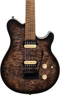 Music Man Axis Super Sport Trem Charcoal Cloud Quilt