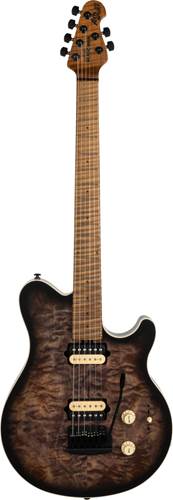 Music Man Axis Super Sport Trem Charcoal Cloud Quilt Music Man Axis Super Sport Trem Charcoal Cloud Quilt