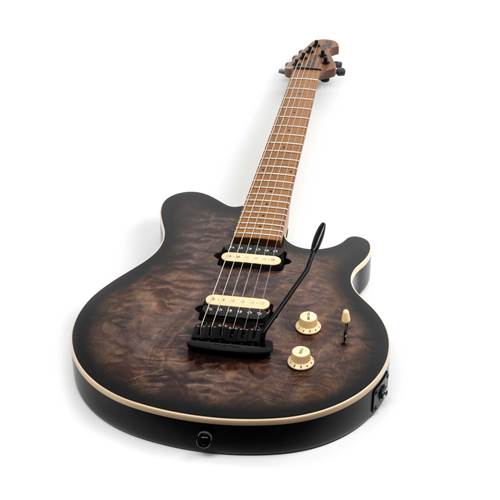Music Man Axis Super Sport Trem Charcoal Cloud Quilt Music Man Axis Super Sport Trem Charcoal Cloud Quilt