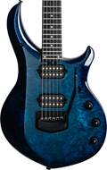 Music Man BFR Majesty Blue Ink Maple Burl