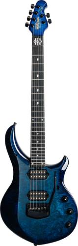 Music Man BFR Majesty Blue Ink Maple Burl Music Man BFR Majesty Blue Ink Maple Burl