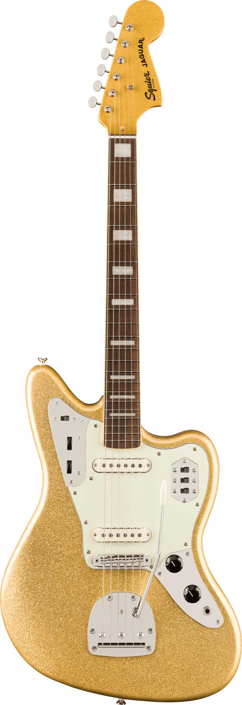 Squier Limited Edition Classic Vibe 70s Jaguar Gold Sparkle