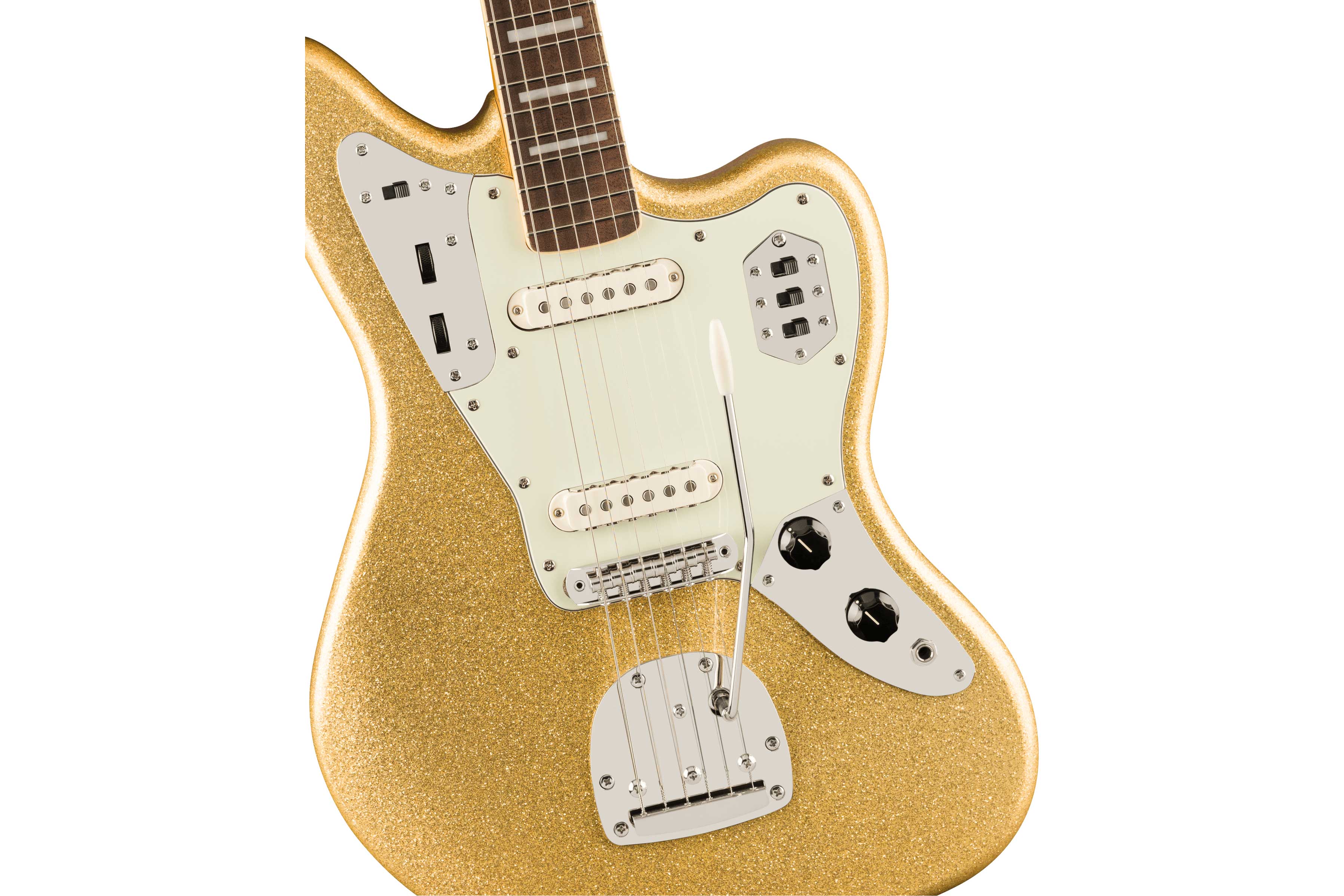 Squier Limited Edition Classic Vibe 70s Jaguar Gold Sparkle