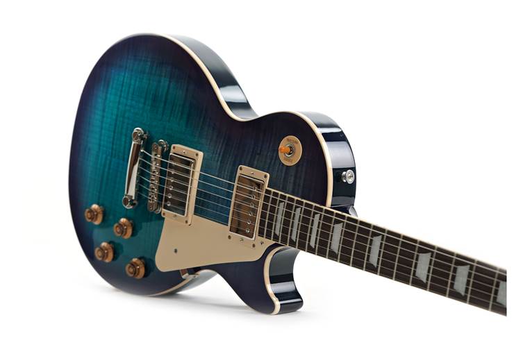 Gibson Les Paul Standard 50s Figured Top Blueberry Burst #222830331 Gibson Les Paul Standard 50s Figured Top Blueberry Burst #222830331