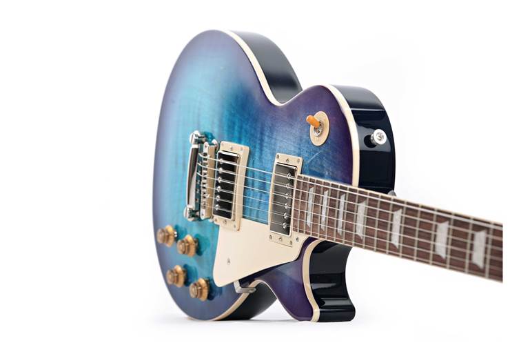 Gibson Les Paul Standard 50s Figured Top Blueberry Burst #215140375 Gibson Les Paul Standard 50s Figured Top Blueberry Burst #215140375
