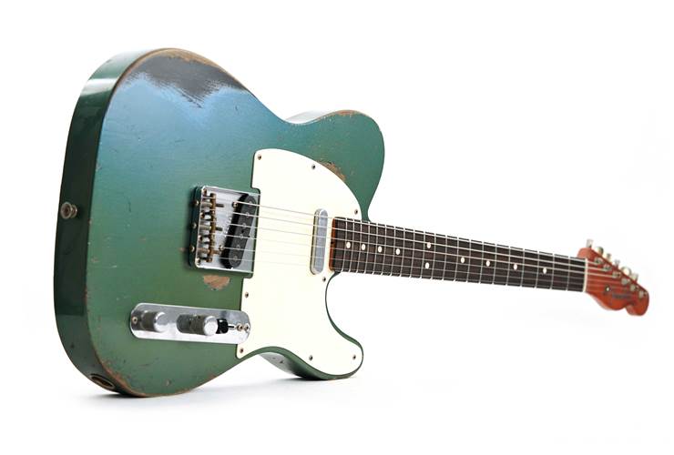 Fender Custom Shop 1963 Telecaster Heavy Relic Greened Out Lake Placid Blue Over Black Masterbuilt by Levi Perry Fender Custom Shop 1963 Telecaster Heavy Relic Greened Out Lake Placid Blue Over Black Masterbuilt by Levi Perry