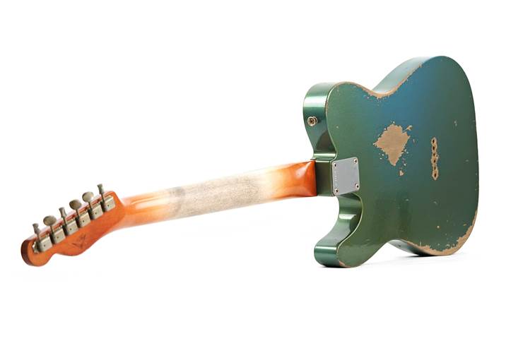 Fender Custom Shop 1963 Telecaster Heavy Relic Greened Out Lake Placid Blue Over Black Masterbuilt by Levi Perry Fender Custom Shop 1963 Telecaster Heavy Relic Greened Out Lake Placid Blue Over Black Masterbuilt by Levi Perry