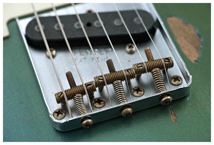 Fender Custom Shop 1963 Telecaster Heavy Relic Greened Out Lake Placid Blue Over Black Masterbuilt by Levi Perry Fender Custom Shop 1963 Telecaster Heavy Relic Greened Out Lake Placid Blue Over Black Masterbuilt by Levi Perry