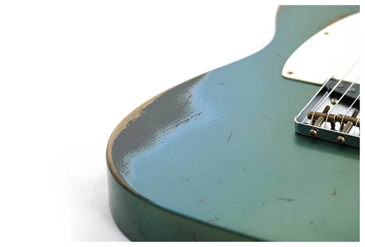 Fender Custom Shop 1963 Telecaster Heavy Relic Greened Out Lake Placid Blue Over Black Masterbuilt by Levi Perry Fender Custom Shop 1963 Telecaster Heavy Relic Greened Out Lake Placid Blue Over Black Masterbuilt by Levi Perry
