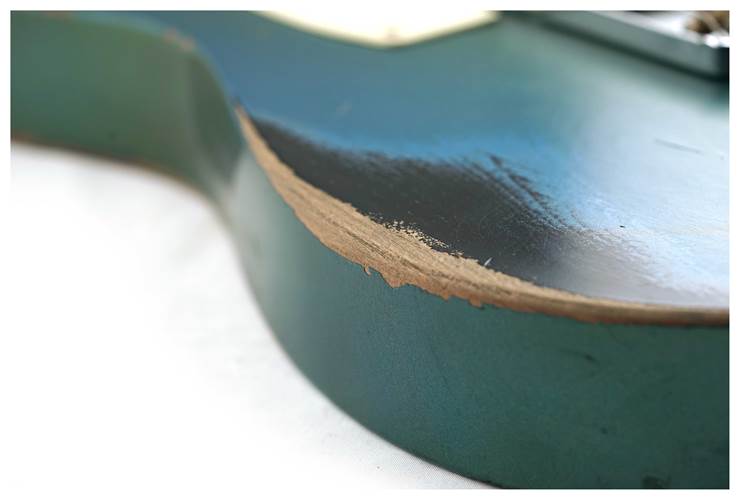 Fender Custom Shop 1963 Telecaster Heavy Relic Greened Out Lake Placid Blue Over Black Masterbuilt by Levi Perry Fender Custom Shop 1963 Telecaster Heavy Relic Greened Out Lake Placid Blue Over Black Masterbuilt by Levi Perry