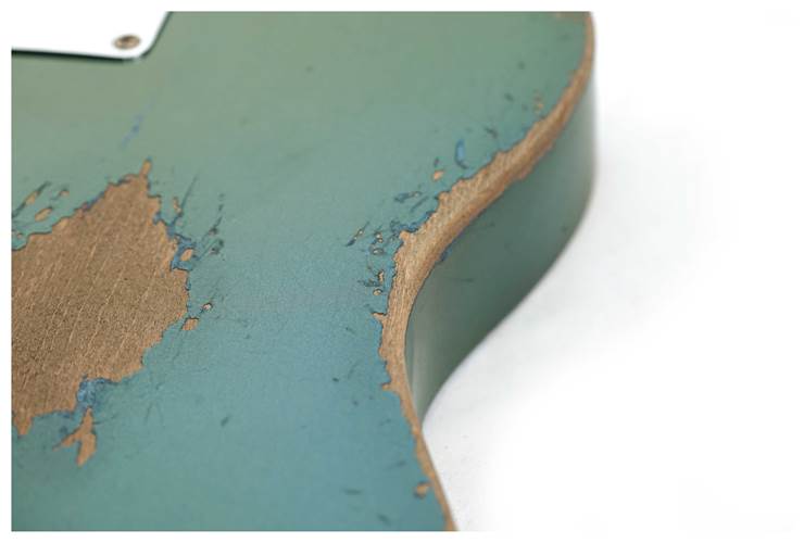 Fender Custom Shop 1963 Telecaster Heavy Relic Greened Out Lake Placid Blue Over Black Masterbuilt by Levi Perry Fender Custom Shop 1963 Telecaster Heavy Relic Greened Out Lake Placid Blue Over Black Masterbuilt by Levi Perry