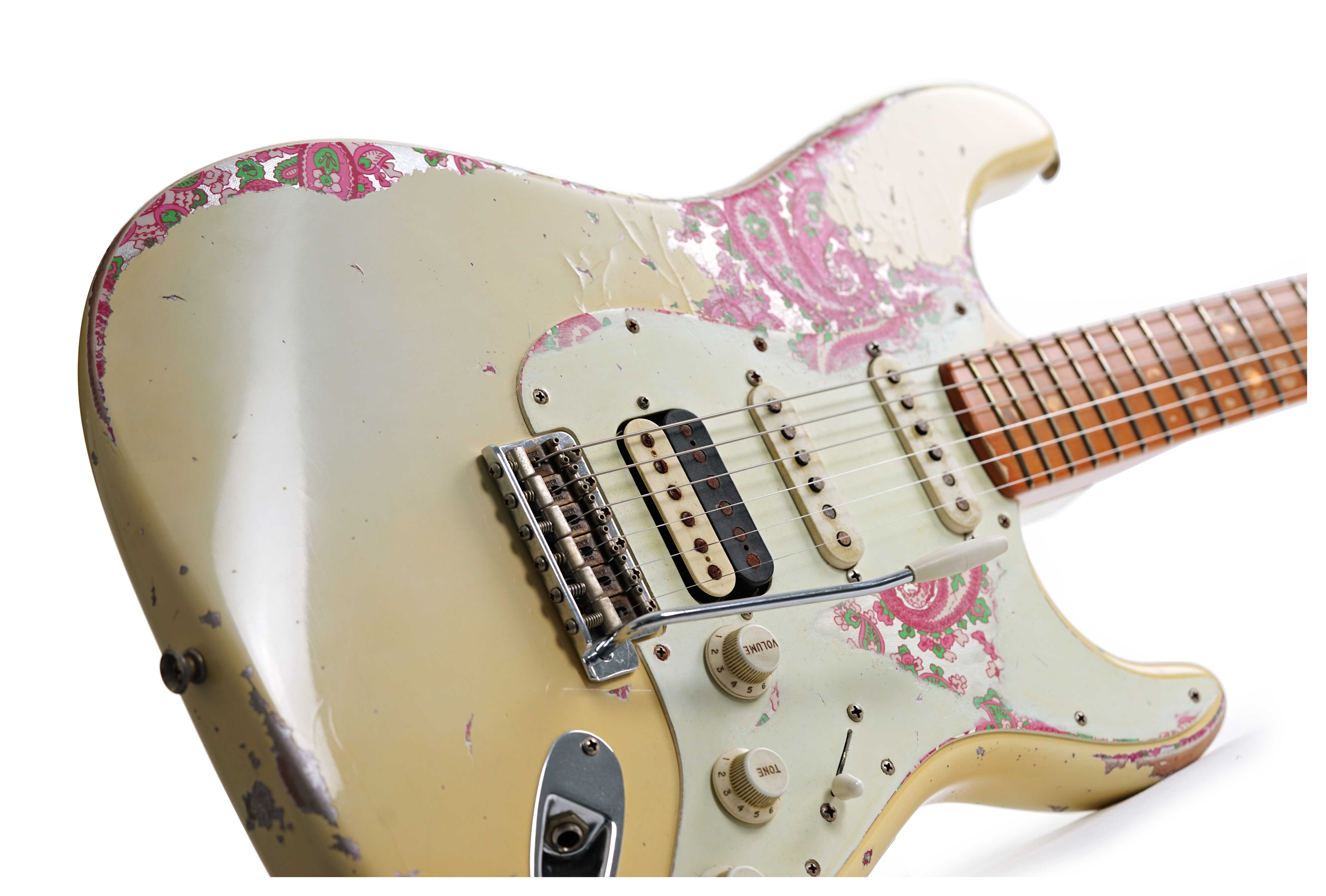 Fender Custom Shop 1969 Stratocaster HSS Heavy Relic Aged Olympic