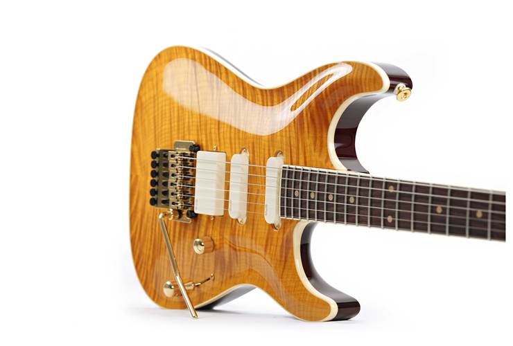 Pensa Guitars MK-1 Classic Flame Amber Knopfler Spec (Ex-Demo) #1238 Pensa Guitars MK-1 Classic Flame Amber Knopfler Spec (Ex-Demo) #1238