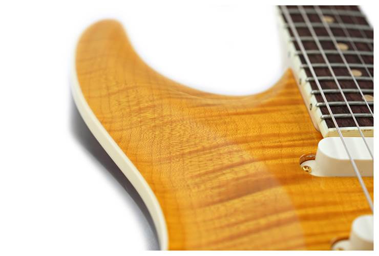 Pensa Guitars MK-1 Classic Flame Amber Knopfler Spec (Ex-Demo) #1238 Pensa Guitars MK-1 Classic Flame Amber Knopfler Spec (Ex-Demo) #1238