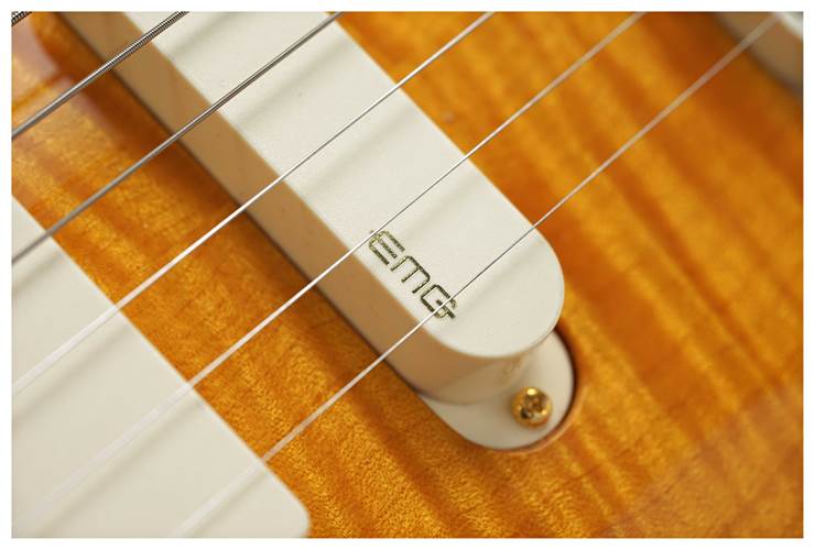 Pensa Guitars MK-1 Classic Flame Amber Knopfler Spec (Ex-Demo) #1238 Pensa Guitars MK-1 Classic Flame Amber Knopfler Spec (Ex-Demo) #1238