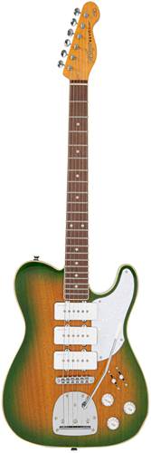 Vintage Revo Series Trio Guitar Green/Yellow Burst Vintage Revo Series Trio Guitar Green/Yellow Burst