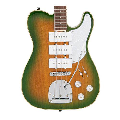 Vintage Revo Series Trio Guitar Green/Yellow Burst Vintage Revo Series Trio Guitar Green/Yellow Burst