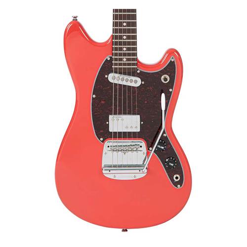 Vintage Revo Series Colt HS Duo Guitar Firenza Red Vintage Revo Series Colt HS Duo Guitar Firenza Red