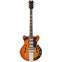 Vintage Revo Series Superthin Guitar Amberburst Front View