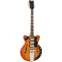 Vintage Revo Series Superthin Guitar Amberburst Front View