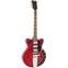 Vintage Revo Series Superthin Guitar Cherry Red Front View
