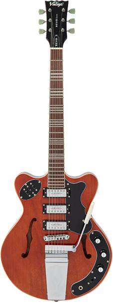 Vintage Revo Series Superthin Guitar Natural