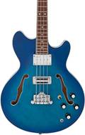Vintage Revo Series Supreme Semi Acoustic Short Scale Bass Blueburst