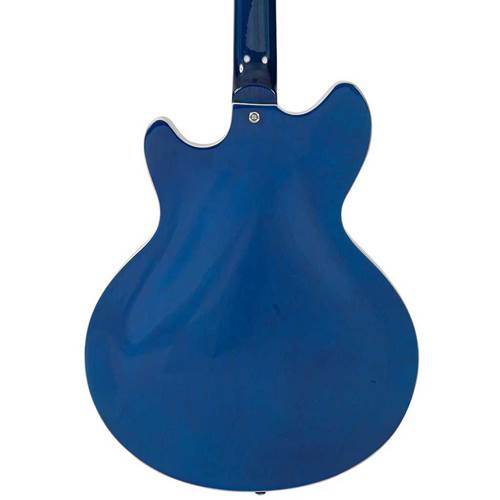 Vintage Revo Series Supreme Semi Acoustic Short Scale Bass Blueburst Vintage Revo Series Supreme Semi Acoustic Short Scale Bass Blueburst