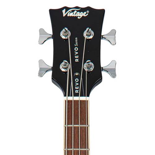 Vintage Revo Series Supreme Semi Acoustic Short Scale Bass Blueburst Vintage Revo Series Supreme Semi Acoustic Short Scale Bass Blueburst