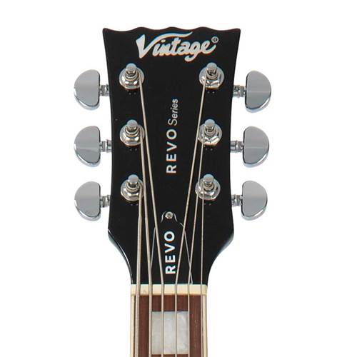 Vintage Revo Series Custom Supreme Baritone Guitar Boulevard Black Vintage Revo Series Custom Supreme Baritone Guitar Boulevard Black