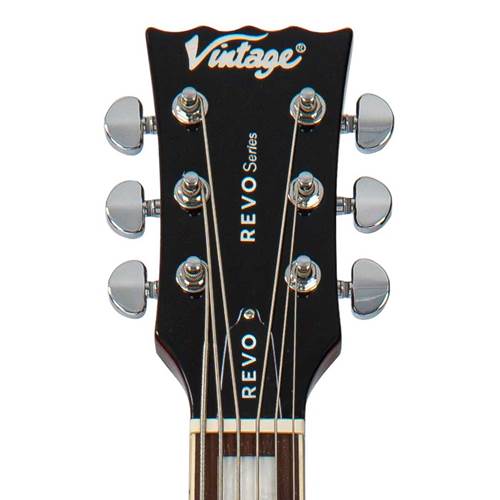 Vintage Revo Series Custom Supreme Baritone Guitar Tobacco Sunburst Vintage Revo Series Custom Supreme Baritone Guitar Tobacco Sunburst