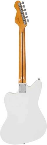 Vintage Revo Series Surfmaster Thinline Twin Guitar Arctic White Vintage Revo Series Surfmaster Thinline Twin Guitar Arctic White