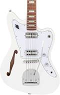 Vintage Revo Series Surfmaster Thinline Twin Guitar Arctic White