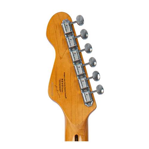 Vintage Revo Series Surfmaster Thinline Twin Guitar Arctic White Vintage Revo Series Surfmaster Thinline Twin Guitar Arctic White