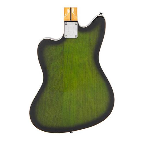 Vintage Revo Series Surfmaster Thinline Twin Guitar Greenburst Vintage Revo Series Surfmaster Thinline Twin Guitar Greenburst