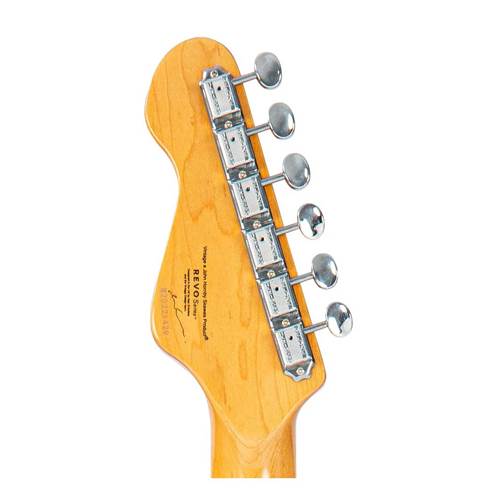 Vintage Revo Series Surfmaster Thinline Twin Guitar Greenburst Vintage Revo Series Surfmaster Thinline Twin Guitar Greenburst