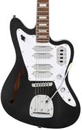 Vintage Revo Series Surfmaster Quad Guitar Boulevard Black