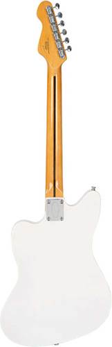 Vintage Revo Series Surfmaster Quad Guitar Metallic White Vintage Revo Series Surfmaster Quad Guitar Metallic White