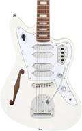 Vintage Revo Series Surfmaster Quad Guitar Metallic White