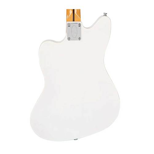Vintage Revo Series Surfmaster Quad Guitar Metallic White Vintage Revo Series Surfmaster Quad Guitar Metallic White