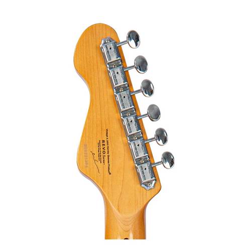 Vintage Revo Series Surfmaster Quad Guitar Metallic White Vintage Revo Series Surfmaster Quad Guitar Metallic White