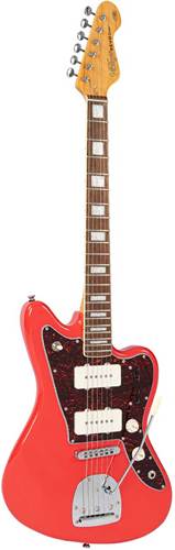 Vintage Revo Series Surfmaster 90 Guitar Firenza Red Vintage Revo Series Surfmaster 90 Guitar Firenza Red