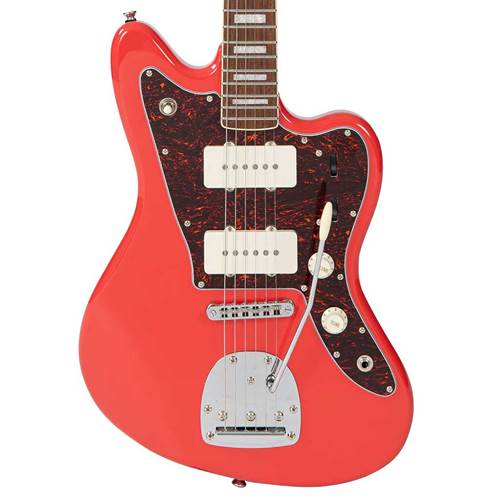 Vintage Revo Series Surfmaster 90 Guitar Firenza Red Vintage Revo Series Surfmaster 90 Guitar Firenza Red