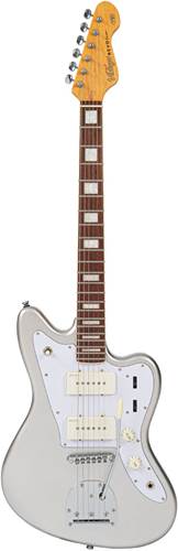Vintage Revo Series Surfmaster 90 Guitar Metallic Silver Vintage Revo Series Surfmaster 90 Guitar Metallic Silver