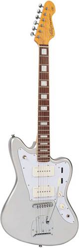 Vintage Revo Series Surfmaster 90 Guitar Metallic Silver Vintage Revo Series Surfmaster 90 Guitar Metallic Silver