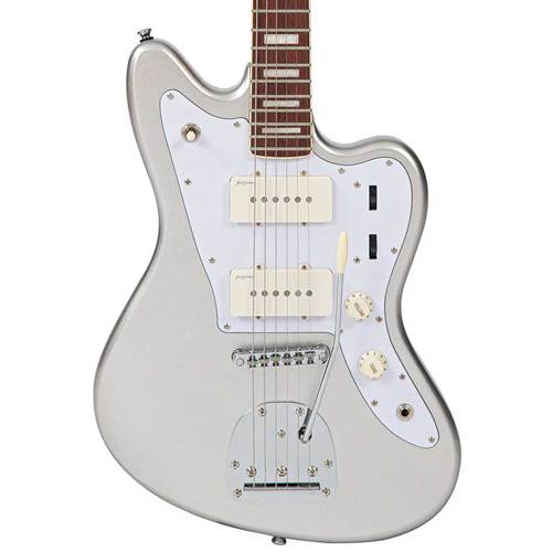 Vintage Revo Series Surfmaster 90 Guitar Metallic Silver Vintage Revo Series Surfmaster 90 Guitar Metallic Silver